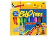 Фломастеры- аэрографы 10 шт.  и 4 трафарета  Blopens Rainbow арт.300914